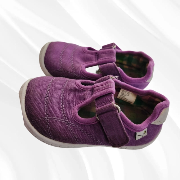 Jumping Beans Purple Baby Walker Slip-On Shoes - Picture 2 of 3